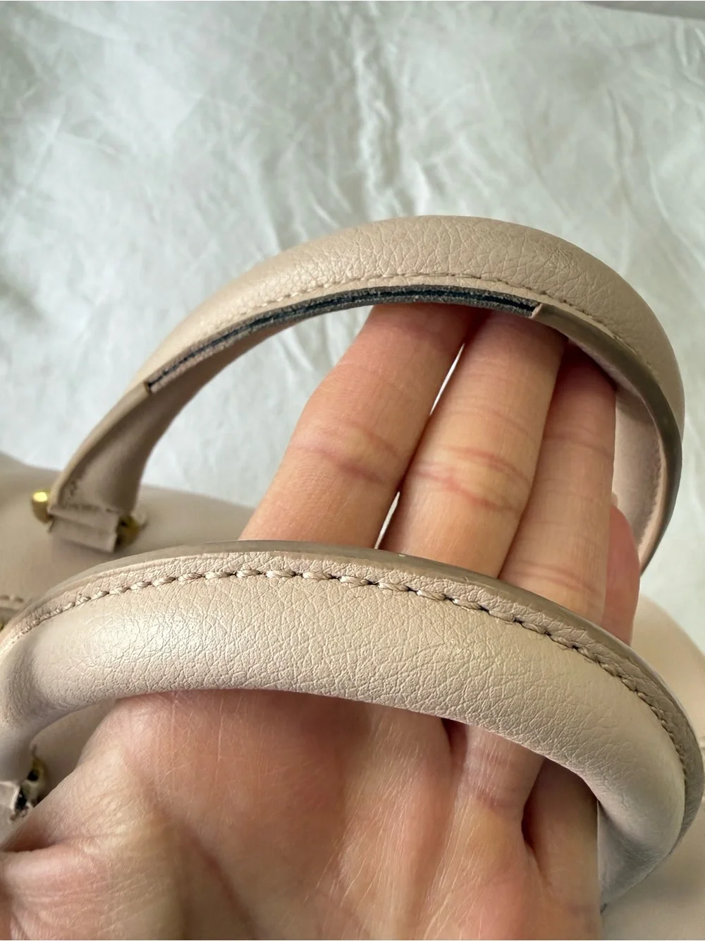 J. Crew | Pale Pink Nude Leather Dorset Satchel Boston Style Bag | Neutral